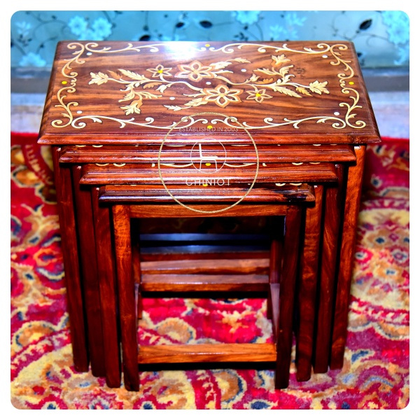 Nesting Table Leaf Inlay (Set Of 4)