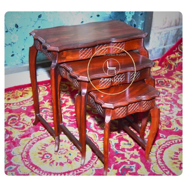 Nesting Tables Fancy Victorian (Set Of 3) - Image 2