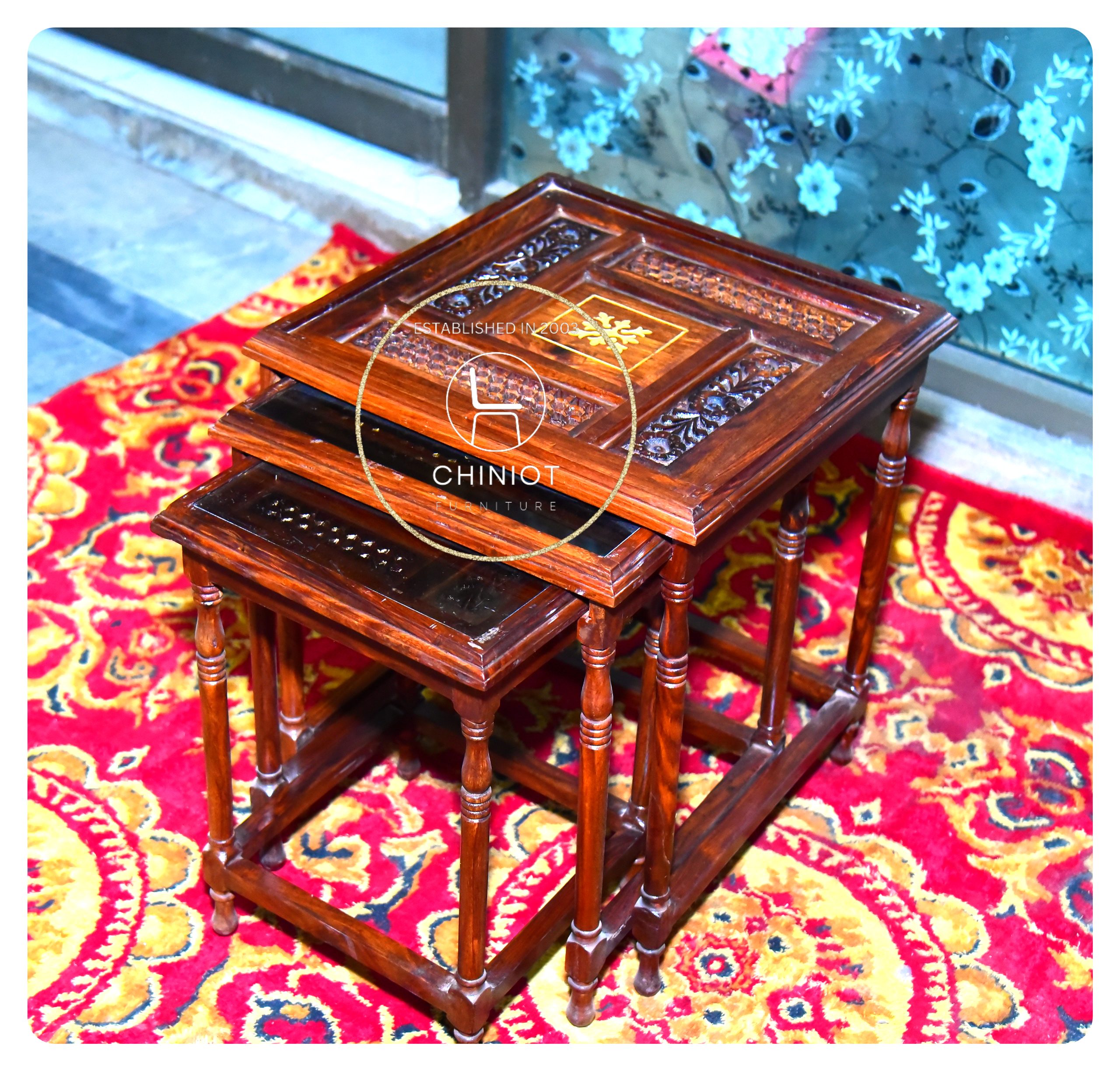 Nesting Tables Inlay Net (Set Of 3) - Image 2